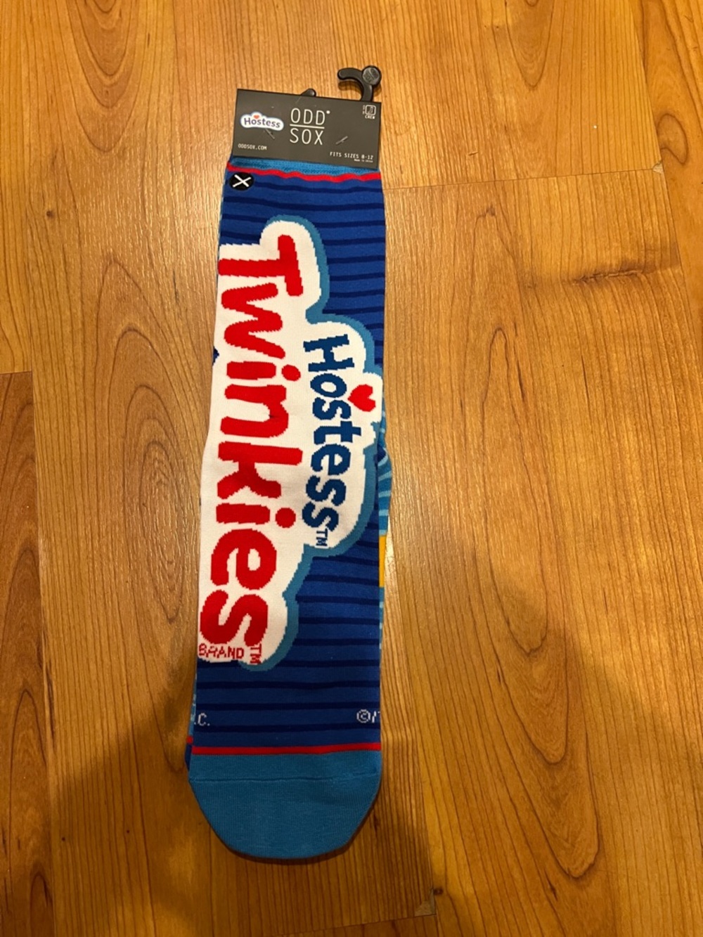 Twinkies Novelty Men's Crew Socks - Blue